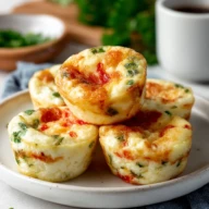 High Protein Egg White Bites With Cottage Cheese