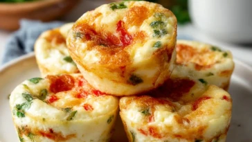 High Protein Egg White Bites With Cottage Cheese