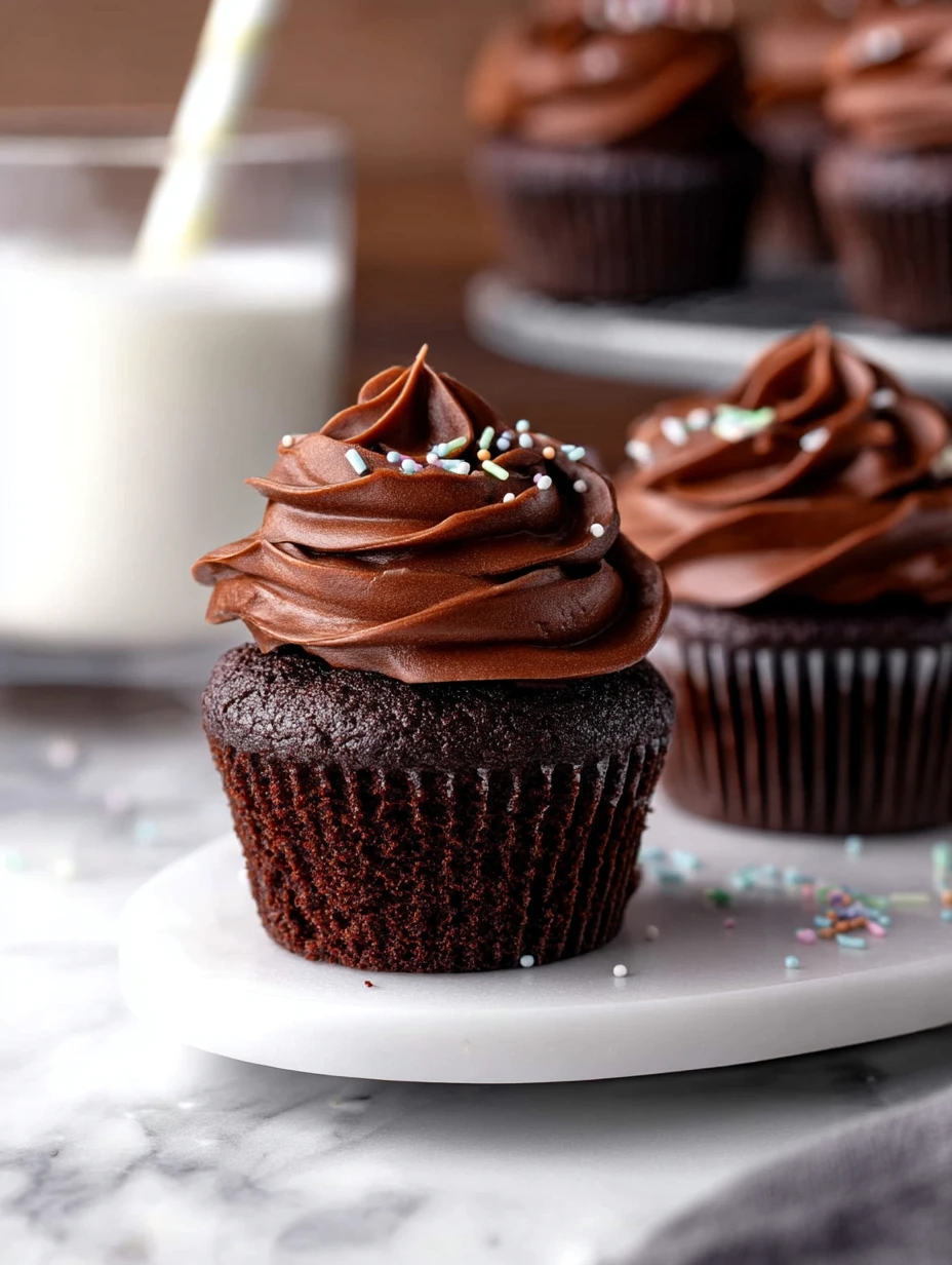Ultimate Double Chocolate Cupcakes