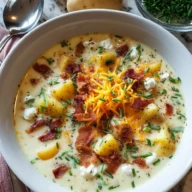 Loaded Potato Cheese Soup