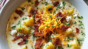 Loaded Potato Cheese Soup