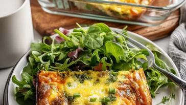 Healthy Cottage Cheese Egg Bake