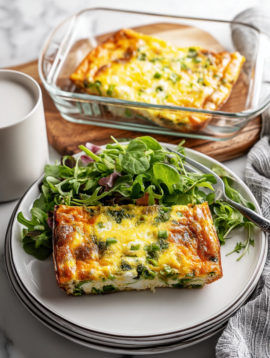 Healthy Cottage Cheese Egg Bake