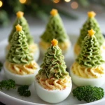 Deviled Egg Christmas Trees
