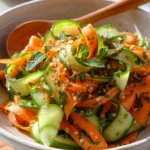 Easy Cucumber Carrot Salad