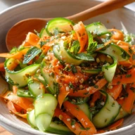 Easy Cucumber Carrot Salad
