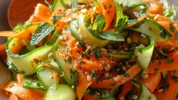 Easy Cucumber Carrot Salad