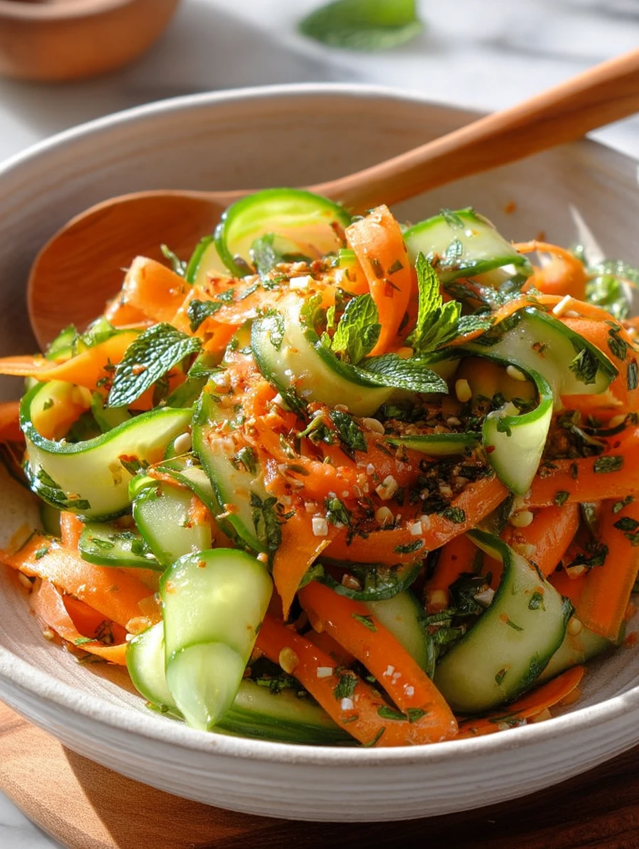 Easy Cucumber Carrot Salad