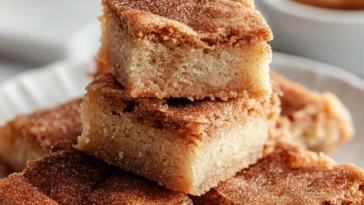 Easy Cinnamon Sugar Blondies