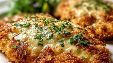 Copycat Longhorn Steakhouse Parmesan Crusted Chicken