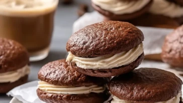 Chocolate Coffee Whoopie Pies