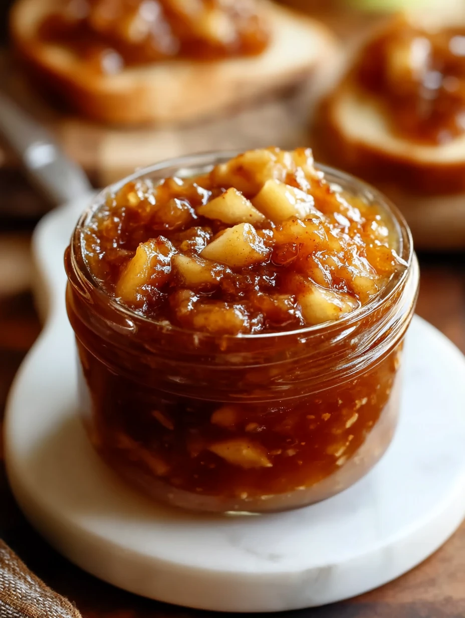 Easy Fall Caramel Apple Jam