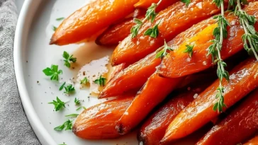Easy Maple Glazed Carrots