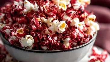 Halloween Bloody Red Velvet Popcorn