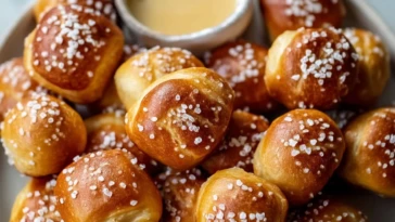 Homemade Soft Pretzel Bites