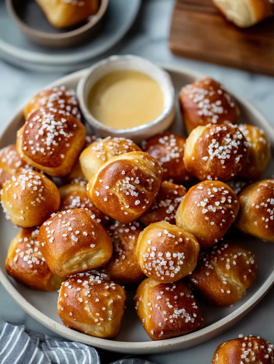 Homemade Soft Pretzel Bites