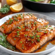 Honey Garlic Glazed Salmon