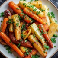 Honey Glazed Carrots and Parsnips