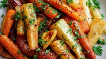 Honey Glazed Carrots and Parsnips