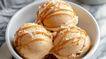 Ninja Creami Salted Caramel Protein Ice Cream