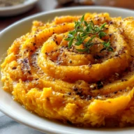 Roasted Garlic Mashed Butternut Squash