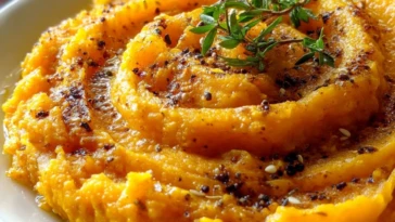 Roasted Garlic Mashed Butternut Squash