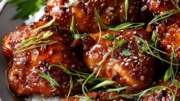 Slow Cooker Honey Garlic Chicken