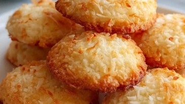 Soft and Buttery Coconut Cookies