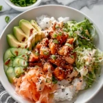 Spicy Salmon Rice Bowls