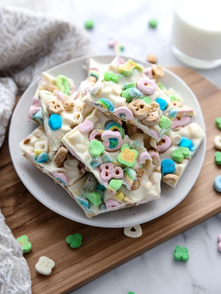 White Chocolate Lucky Charms Bark