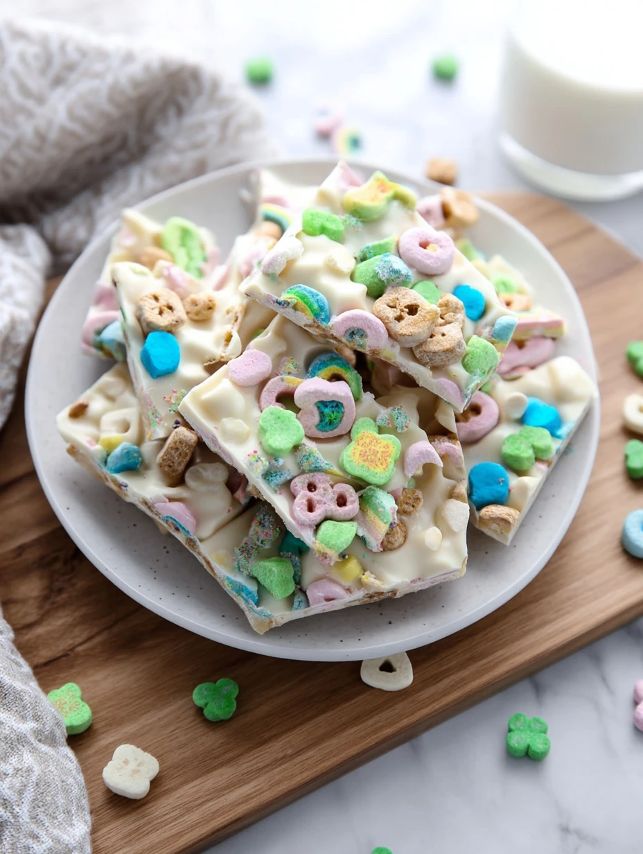 White Chocolate Lucky Charms Bark