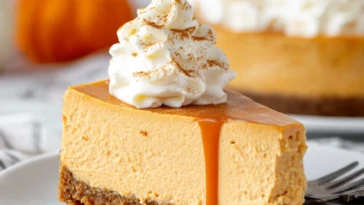 No Bake Pumpkin Cheesecake