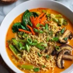 Vegan Thai Red Curry Ramen