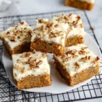 Moist Carrot Cake Blondies