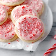 Peppermint Sugar Cookies