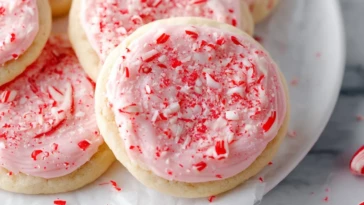 Peppermint Sugar Cookies