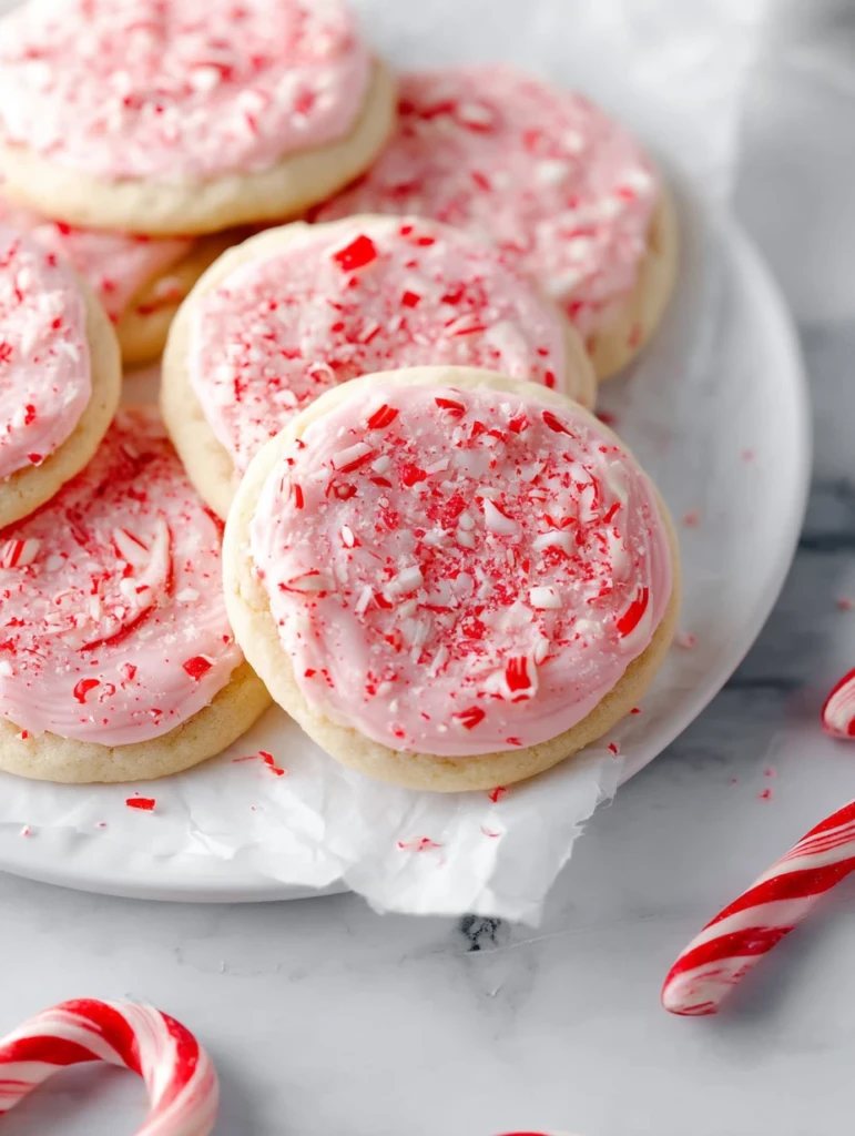 Peppermint Sugar Cookies