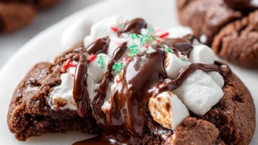 Hot Chocolate Christmas Cookies
