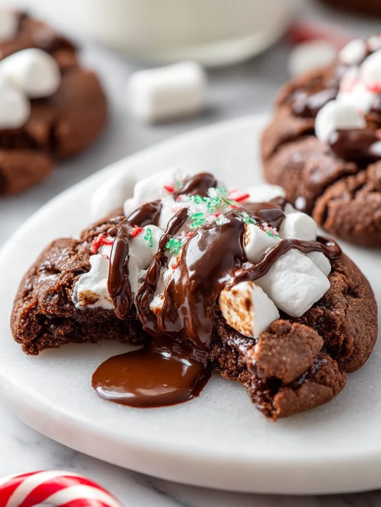 Hot Chocolate Christmas Cookies
