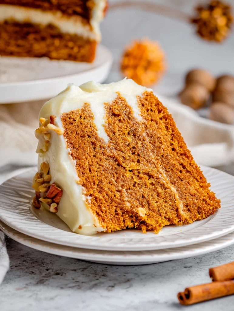 Moist Spice Cake with Cream Cheese Frosting