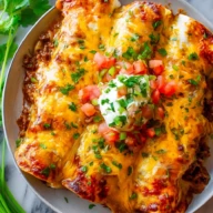 Loaded Smothered Beef Burritos