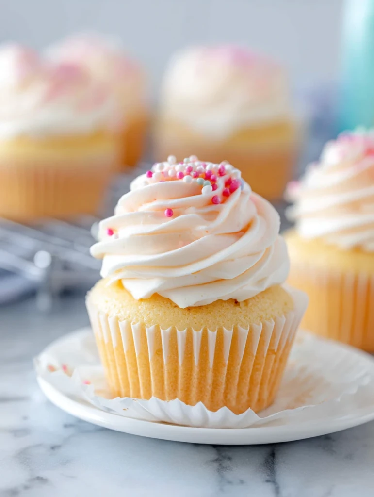 Small Batch Vanilla Cupcakes