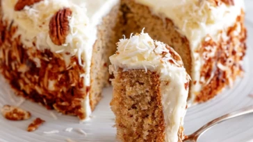 Coconut Hummingbird Easter Cake