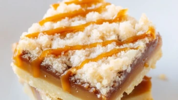 Shortbread Caramel Bars