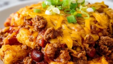 Crock-Pot Chili Dog Casserole