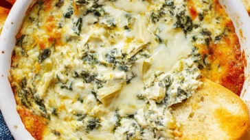 Hot Spinach Artichoke Dip