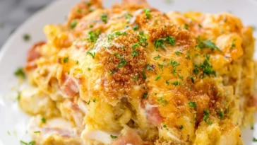 Chicken Cordon Bleu Casserole