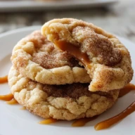 Brown Sugar Cinnamon Caramel Cookies