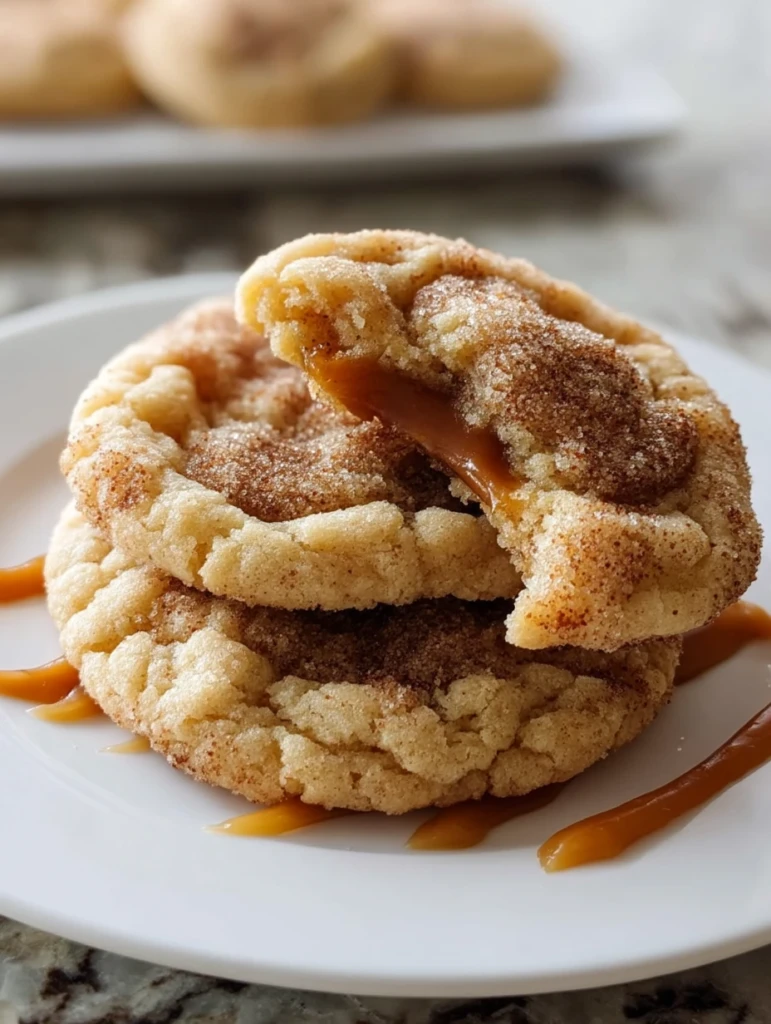 Brown Sugar Cinnamon Caramel Cookies