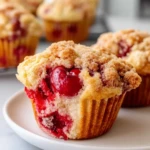 Cherry Cobbler Muffins